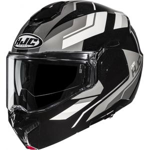 Preklápacia helma na motorku HJC i101 Krone MC5 čierno-šedo-biela