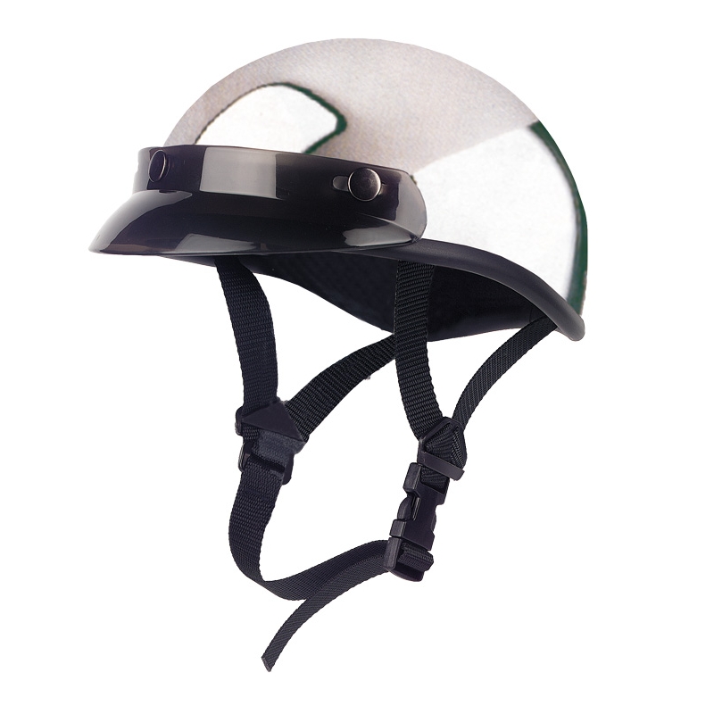 Moto přilby Braincap-HR-9 Chrom