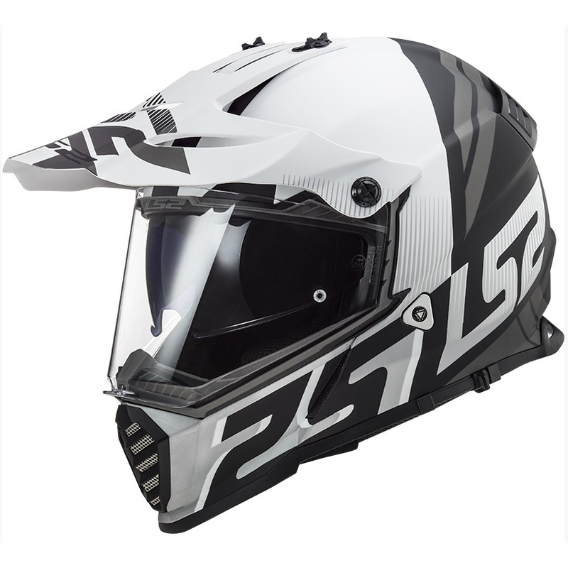Enduro prilba LS2 MX436 Pioneer EVO Evolve bielo-šedo-čierna výpredaj