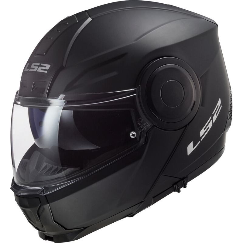 Vyklápacia prilba na motocykel LS2 FF902 Scope Solid čierna matná