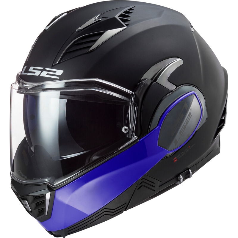 Preklápacia prilba na motocykel LS2 FF900 Valiant II Hammer čierno-modrá