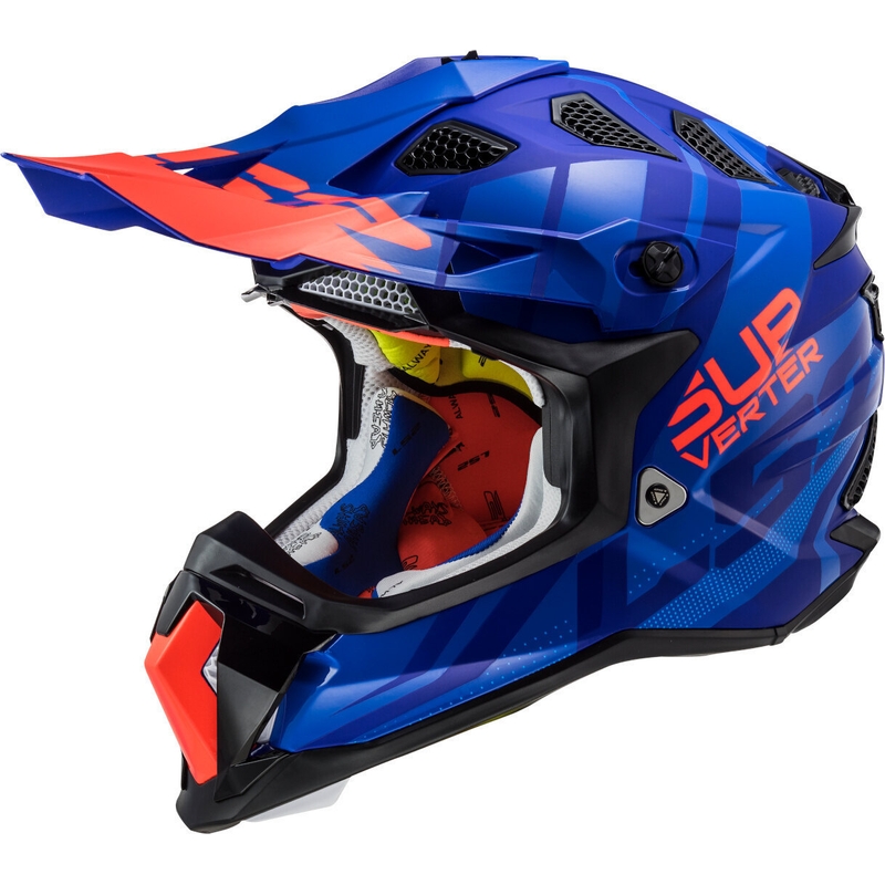Motokrosová prilba LS2 MX470 Subverter Troop modro-oranžová výpredaj