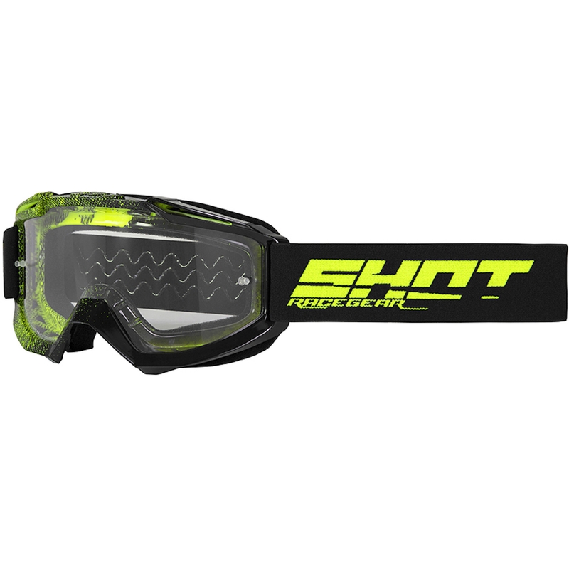 Motokrosové okuliare Shot Assault Elite čierno-fluo žlté