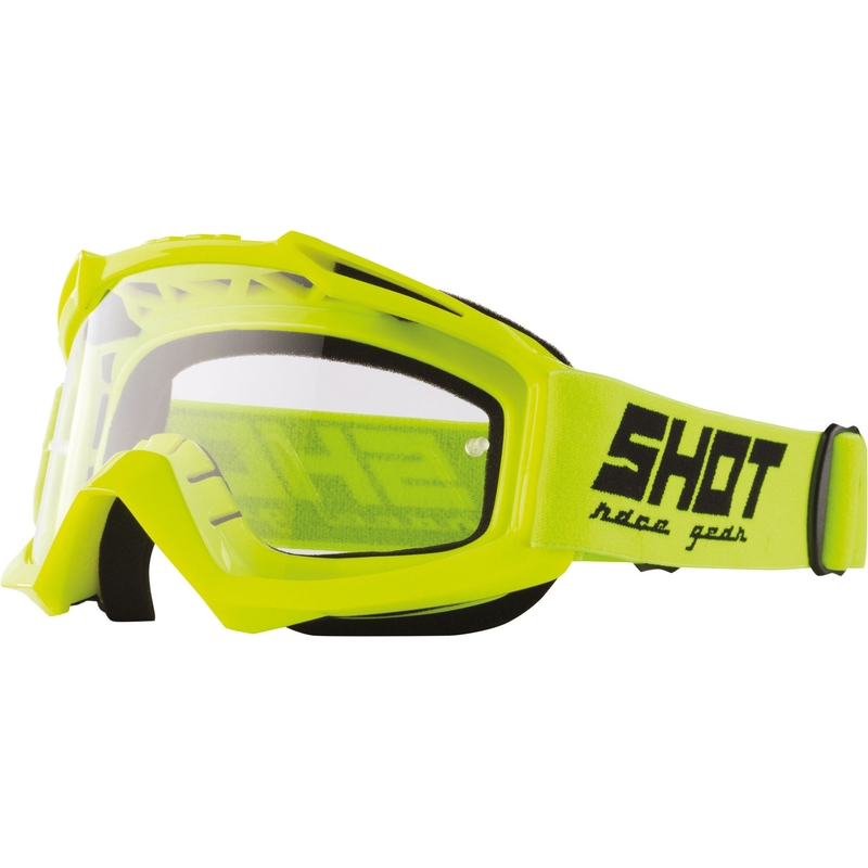 Motokrosové okuliare Shot Assault Solid fluo žlté