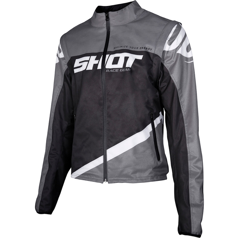 Softshellová bunda Shot Lite čierno-šedo-biela výpredaj