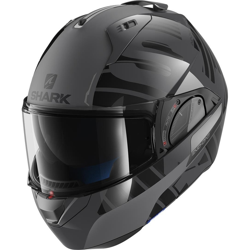 Preklápacia prilba SHARK EVO-ONE 2 Líthion Dual čierno-šedá