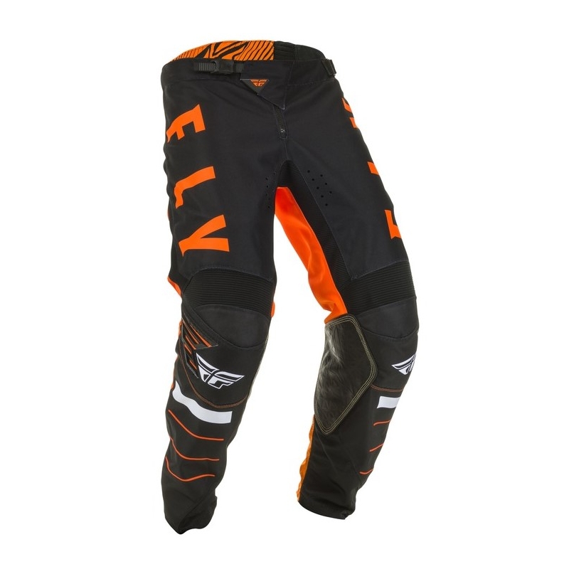 Motokrosové nohavice FLY Racing Kinetic K120 oranžovo-čierno-biele