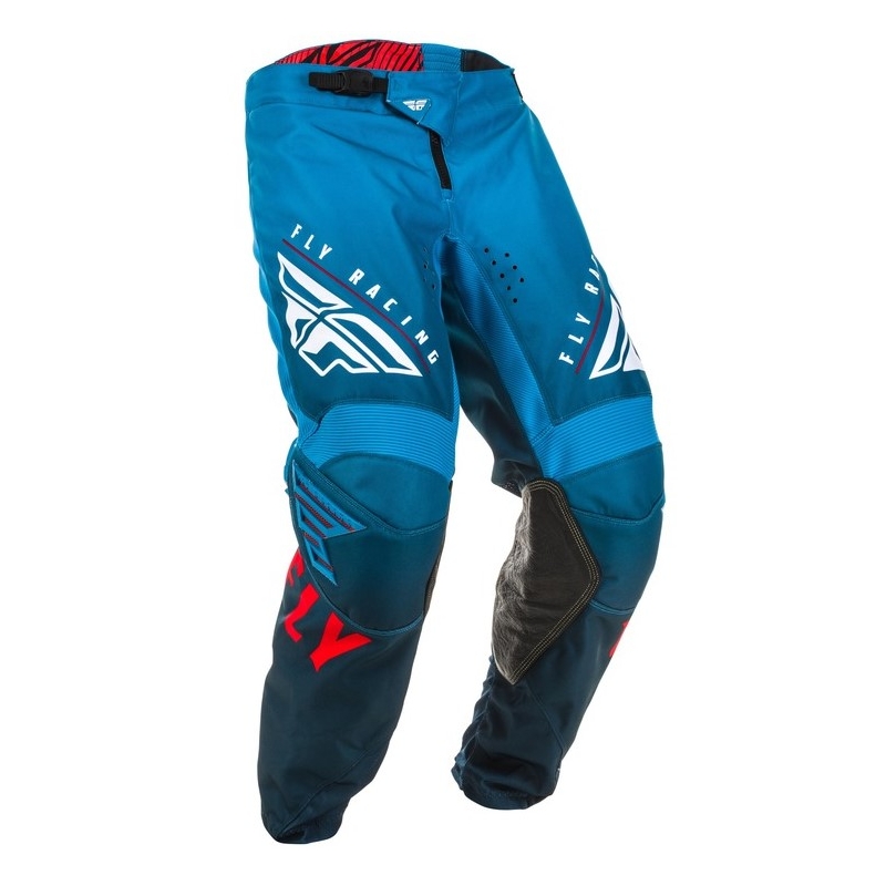 Motokrosové nohavice FLY Racing Kinetic K220 modro-bielo-červené