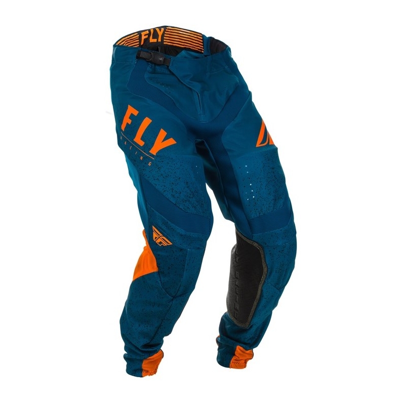 Motokrosové nohavice FLY Racing Lite 2020 oranžovo-modré