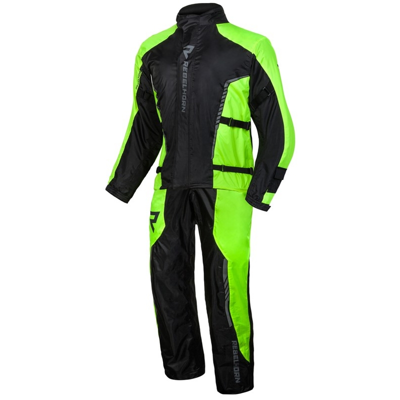 Moto pláštenka Rebelhorn Patrol fluo žlto-čierna