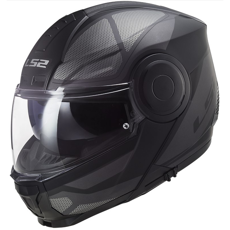 Vyklápacia prilba na motocykel LS2 FF902 Scope Axis čierno-titánová