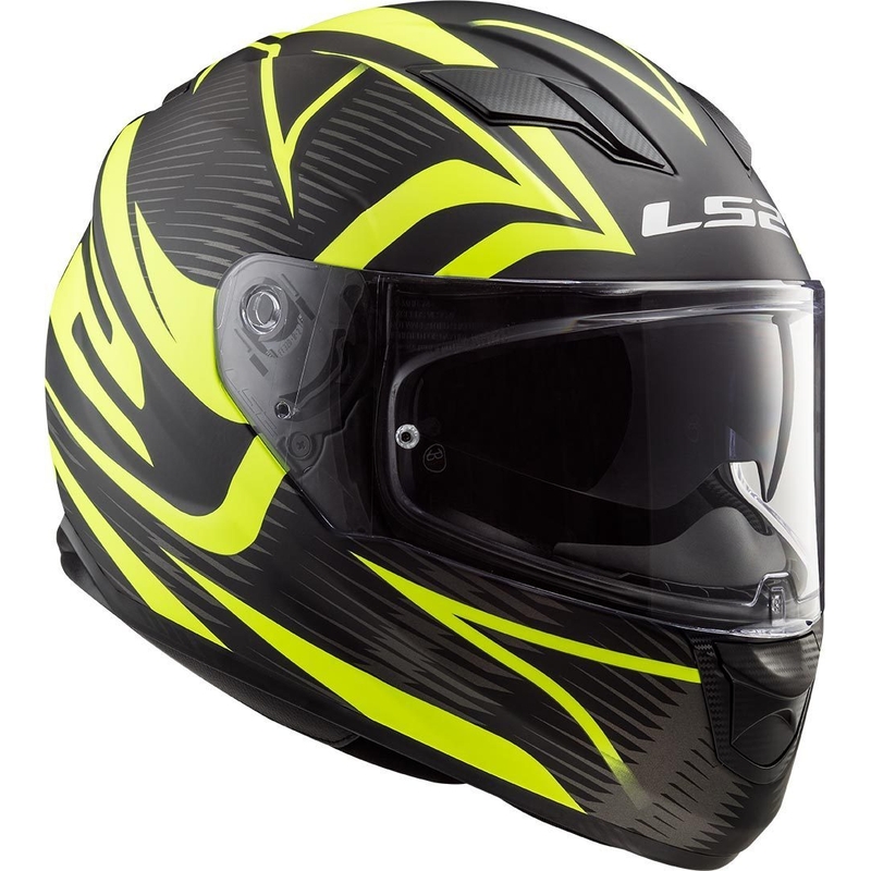 Integrálna prilba na motocykel LS2 FF320 Stream Evo Jink čierno-fluo žltá