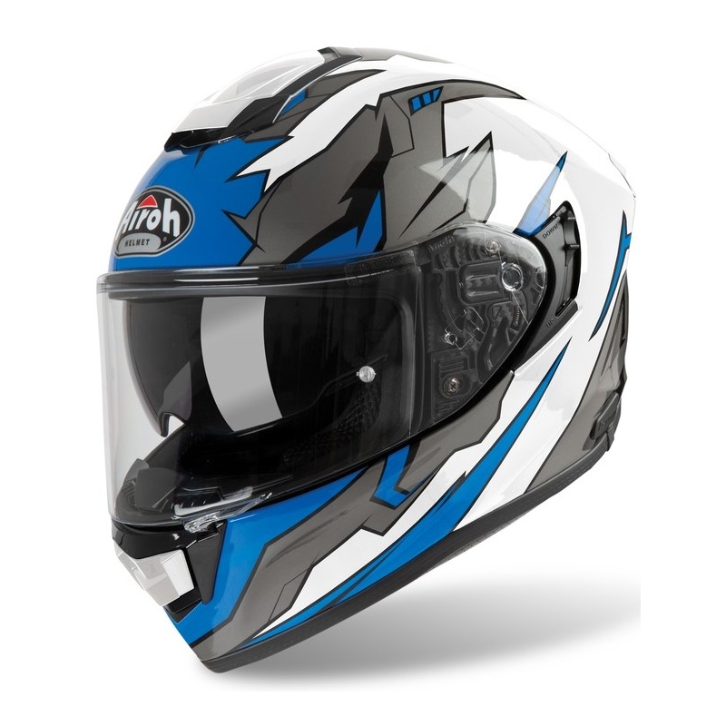 Integrálna prilba na motocykel Airoh ST 501 Bionic bielo-modrá