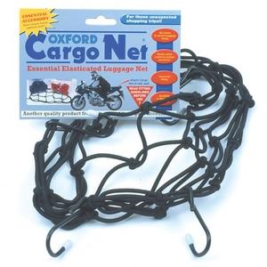 Pružná batožinová sieť pre motocykle Oxford 30x30 cm