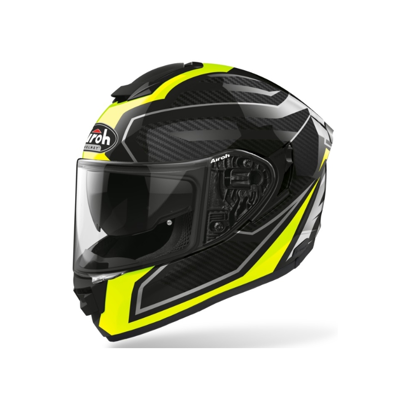 Integrálna prilba na motocykel Airoh ST 501 Prime čierno-šedo-fluo žltá