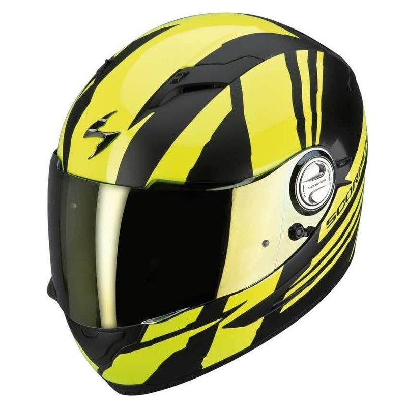 Moto přilba Scorpion EXO-500 AIR THUNDER neon-černá matná