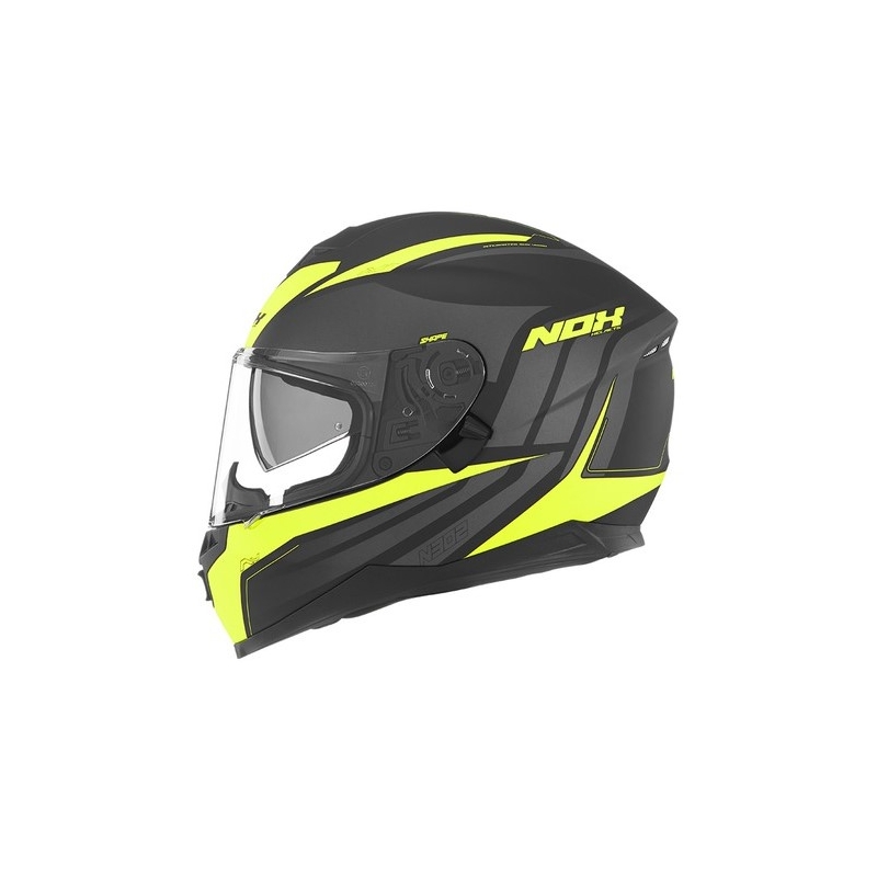 Integrálna prilba na motocykel NOX N302 Shape čierno-žltá výpredaj