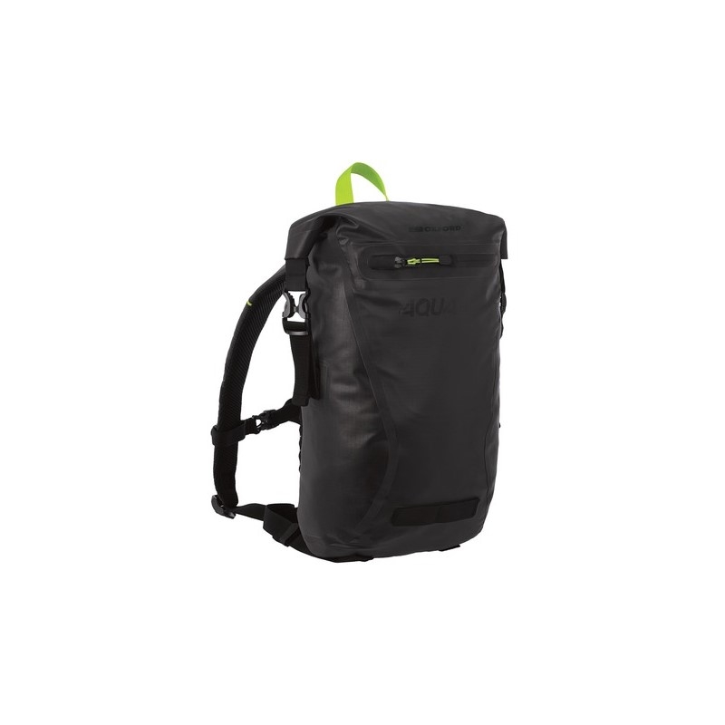 Vodotesný batoh Oxford AQUA EVO čierno-fluo žltý 12 l