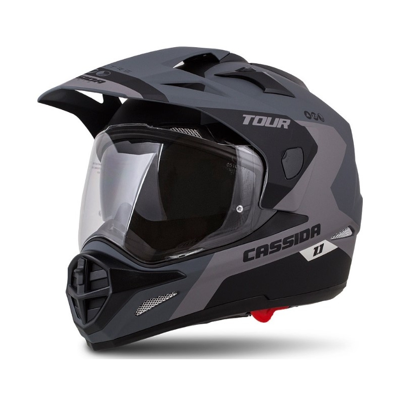 Enduro prilba Cassida Tour 1.1 Spectre čierno-šedá výpredaj