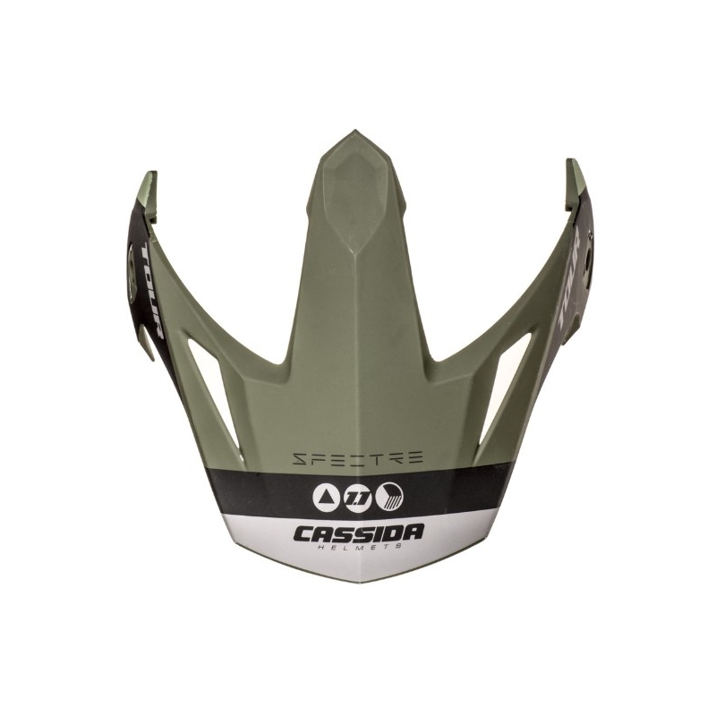 Šilt pre prilbu Cassida Tour 1.1 Spectre čierno-šedo-zelený