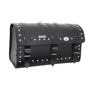 Kožený kufor na moto Chopper RSA-18B so zámkom