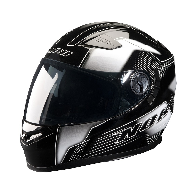 Integrálna prilba na moto NOX N917 Vhortex čierno-biela vypredaj výpredaj