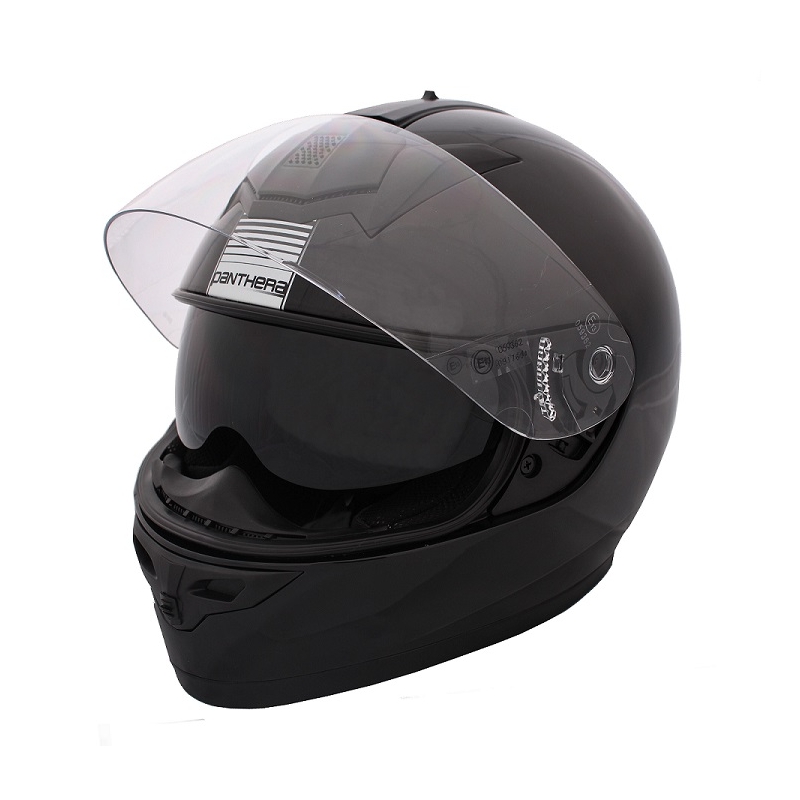 Prilba na moto Panthera SA31 čierna lesklá