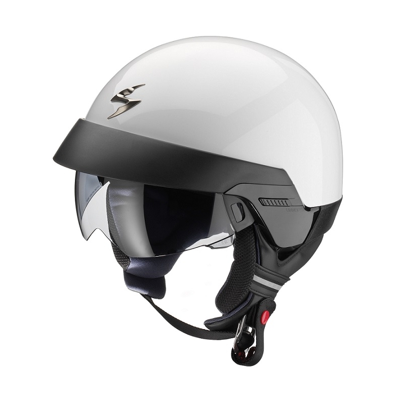 Prilba na moto Scorpion EXO-100 biela výpredaj